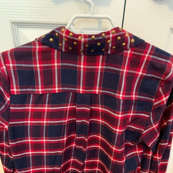 Never worn XS Michael Kors studded plaid - Picture 3 of 3
